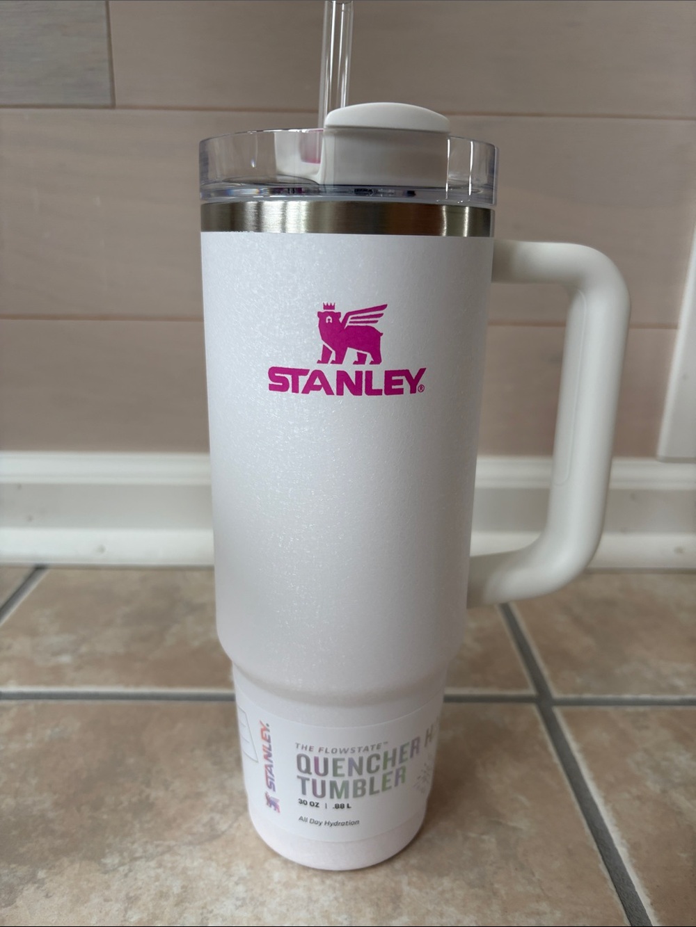 Stanley Flowstate Quencher H2.0 tumbler Crystal Crush 30 OZ